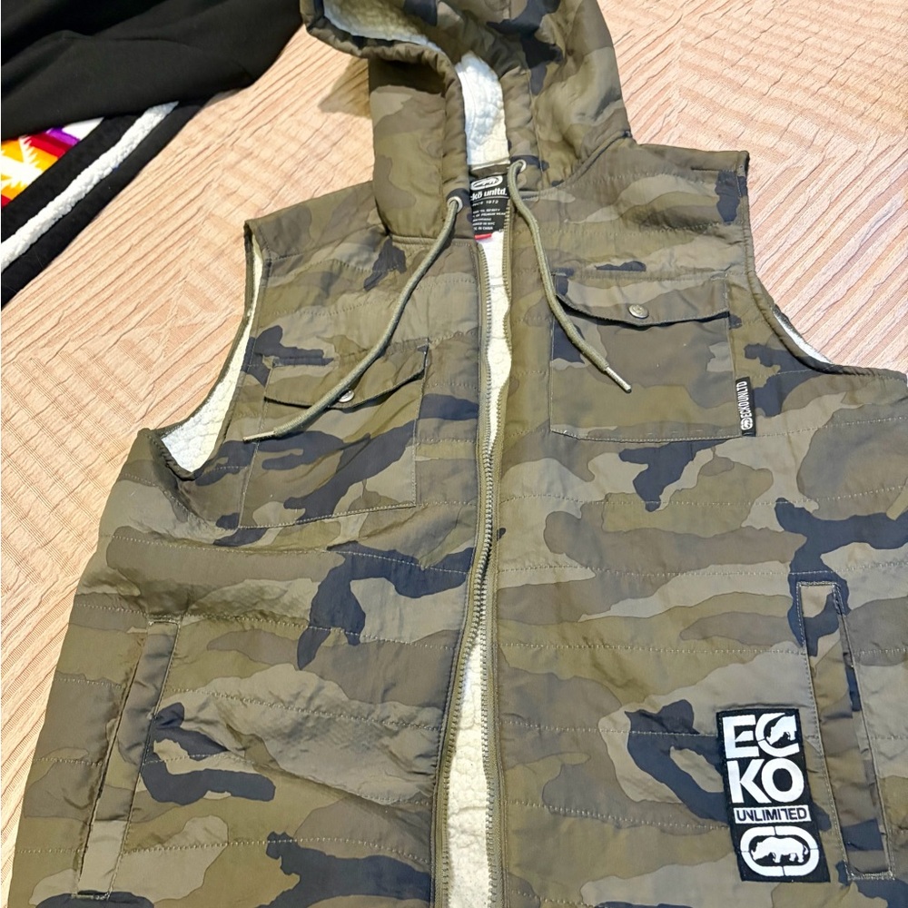 Ecko Unlimited Camouflage Vest